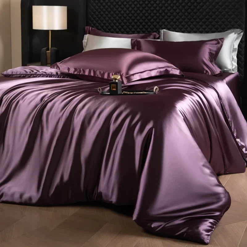 Luxury satin duvet cover set by 𝕄𝕔 𝕋𝕙𝕖 𝔹𝕝𝕒𝕔𝕜 𝔻𝕚𝕒𝕞𝕠𝕟�