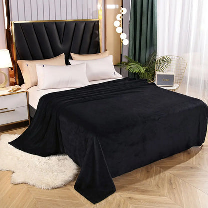Soft solid color fleece blanket by 𝕄𝕮 𝕋𝕙𝕖 𝔹𝕝𝕒𝕔𝕜 𝔻𝕚𝕒𝕞𝕠𝕟�