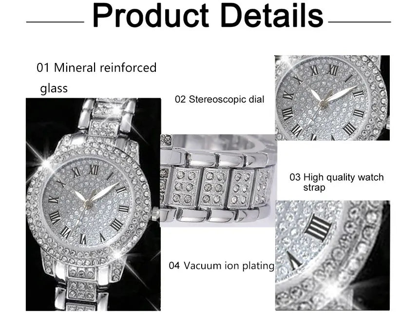 Six women’s luxury alloy watches by 𝕄𝕔 𝕋𝕙𝕖 𝔹𝕝𝕒𝕔𝕜 𝔻𝕚𝕒𝕞𝕠𝕟�