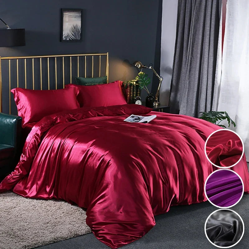 Soft silky textured comforter cover from 𝕄𝕮 𝕋𝕙𝕖 𝔹𝕝𝕒𝕔𝕜 𝔻𝕚𝕒𝕞𝕠𝕟�