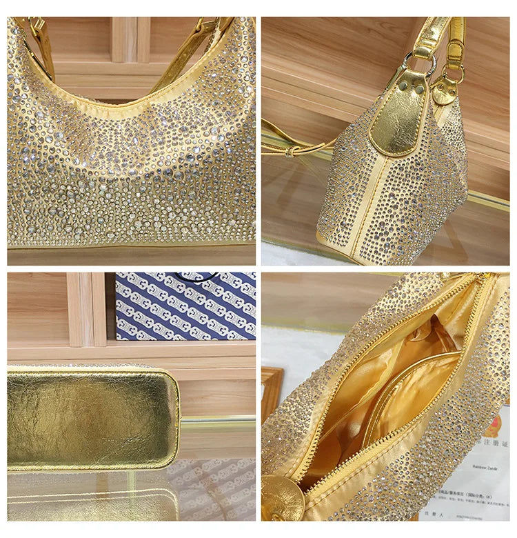 Women’s shiny evening handbag by 𝕄𝕔 𝕋𝕙𝕖 𝔹𝕝𝕒𝕔𝕜 𝔻𝕚𝕒𝕞𝕠𝕟�