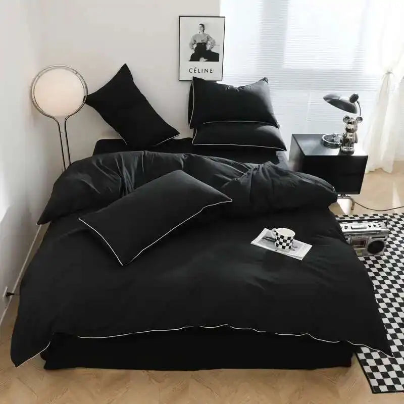 Black bedding set by 𝕄𝕔 𝕋𝕙𝕖 𝔹𝕝𝕒𝕔𝕜 𝔻𝕚𝕒𝕞𝕠𝕟𝕕�