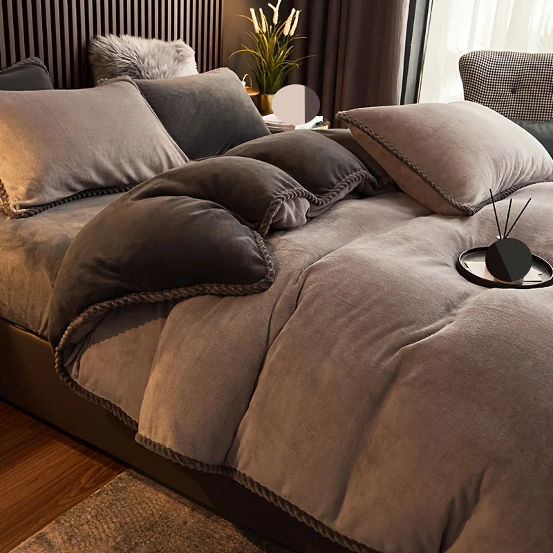 Modern style double-sided milk velvet winter duvet cover by 𝕄𝕔 𝕋𝕙𝕖 𝔹𝕝𝕒𝕔𝕜 𝔻𝕚𝕒𝕞𝕠�