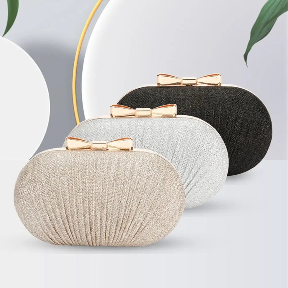 MC THE BLACK DIAMOND wedding bridal clutch handbag for women, evening party bag with chain, elegant and stylish hand bag.