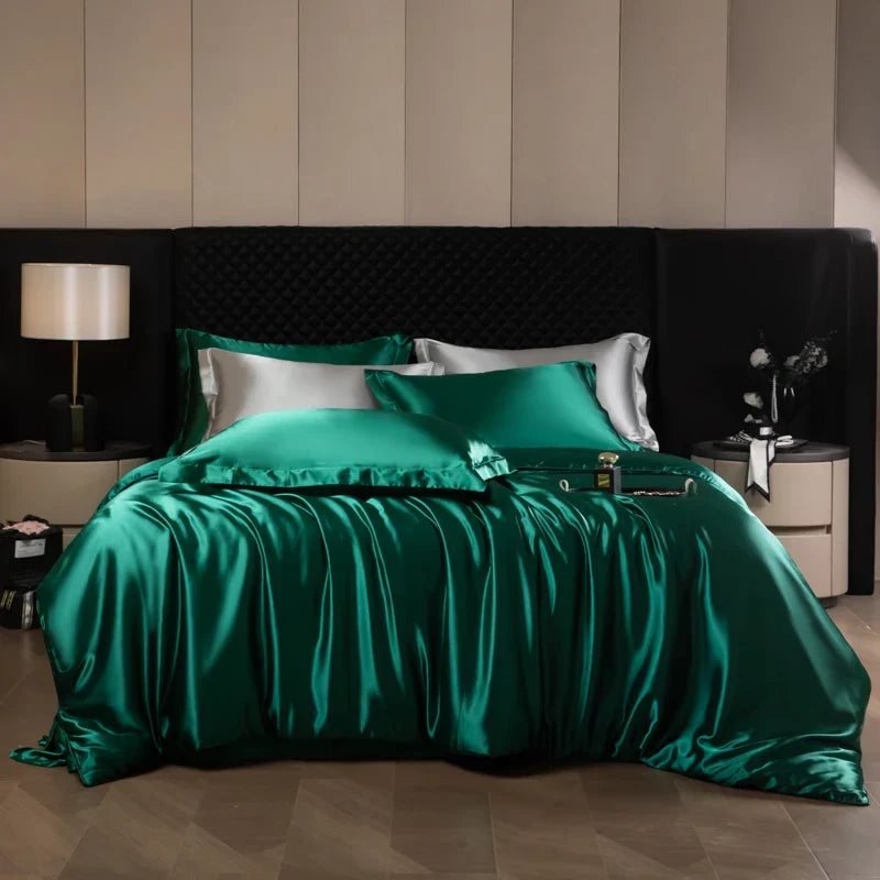 Luxury satin bedding set by 𝕄𝕔 𝕋𝕙𝕖 𝔹𝕝𝕒𝕔𝕜 𝔻𝕚𝕒𝕞𝕠𝕟𝕕