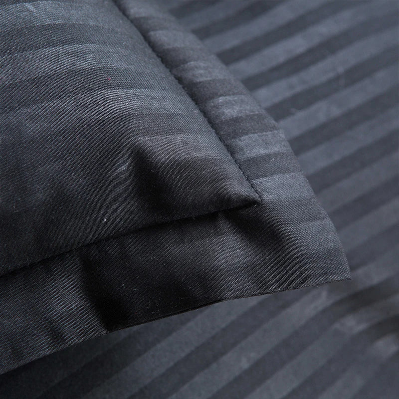 3-piece satin black duvet cover set from 𝕄𝕔 𝕋𝕙𝕖 𝔹𝕝𝕒𝕔𝕜 𝔻𝕚𝕒𝕞𝕠𝕟
