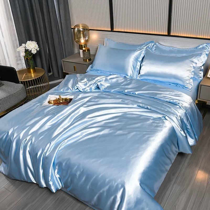 Luxury Mulberry silk bedding set from 𝕄𝕔 𝕋𝕙𝕖 𝔹𝕝𝕒𝕔𝕜 𝔻𝕚𝕒𝕞𝕠𝕟�
