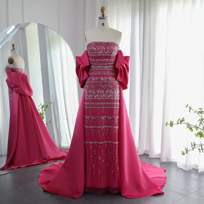 Sage green MC Luxury Dubai evening dress by MC THE BLACK DIAMOND, featuring elegant fabric and a sophisticated design.