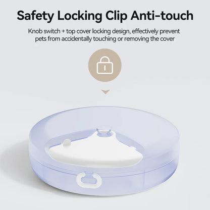 Automatic pet feeder by MC THE BLACK DIAMOND dispensing wet and dry food for cats and dogs with wireless smart control.