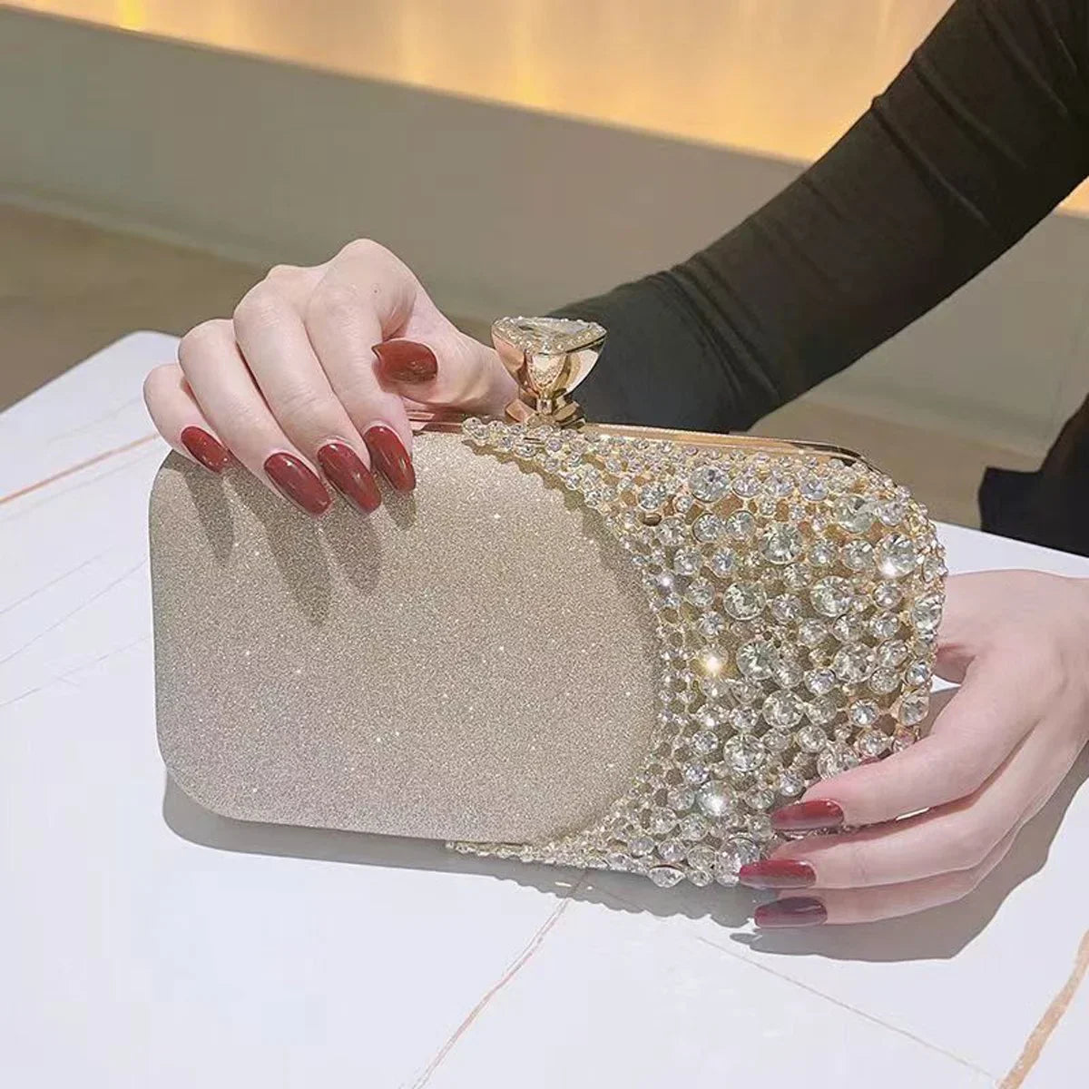 Hollow out fashion women’s evening hand bag by 𝕄𝕔 𝕋𝕙𝕖 𝔹𝕝𝕒𝕔𝕜 𝔻𝕚𝕒𝕞𝕠�