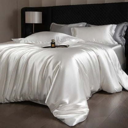 Luxury satin bedding set by 𝕄𝕔 𝕋𝕙𝕖 𝔹𝕝𝕒𝕔𝕜 𝔻𝕚𝕒𝕞𝕠𝕟𝕕