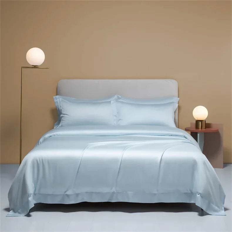 Luxurious natural mulberry silk duvet cover in solid color, 150x200cm or 240x260cm, by 𝕄𝕔 𝕋𝕙𝕖 𝔹𝕝𝕒𝕔𝕜 �