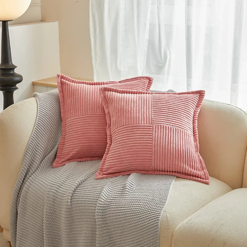 Boho striped pillow cover from 𝕄𝕔 𝕋𝕙𝕖 𝔹𝕝𝕒𝕔𝕜 𝔻𝕚𝕒𝕞𝕠𝕟�