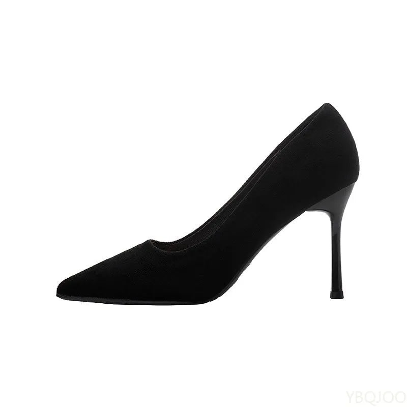 Black suede high heels for women by 𝕄𝕔 𝕋𝕙𝕖 𝔹𝕝𝕒𝕔𝕜 𝔻𝕚𝕒𝕞𝕠𝕟�